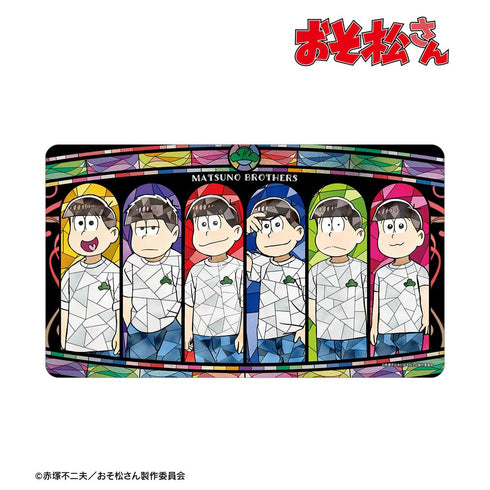 『おそ松さん』集合 Aure Glass マルチデスクマット